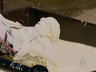 Fear Factor. Blonde Twins submerged in Lard