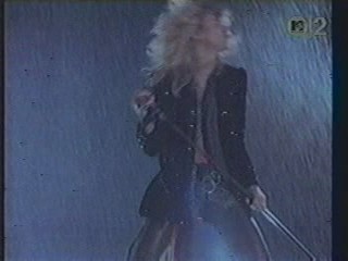 Kix - Cold Shower music video:-Singer in Green Dress Gets Wet