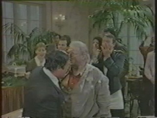 Two of a Kind; Olivia Newton-John wet food fight