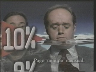 Visa Ad; people in a tank