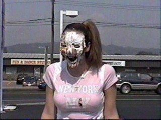 Hot girl gets a couple pies