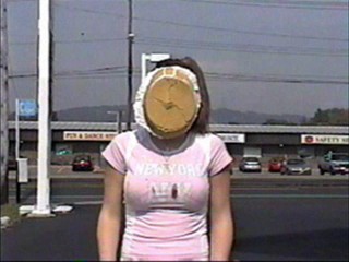 Hot girl gets a couple pies