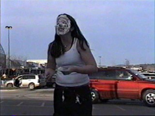 Four pies in the face