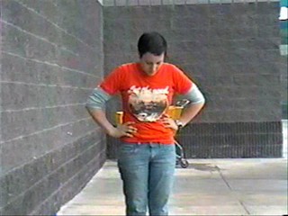 Two girls , two pies