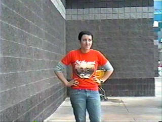 Two girls , two pies