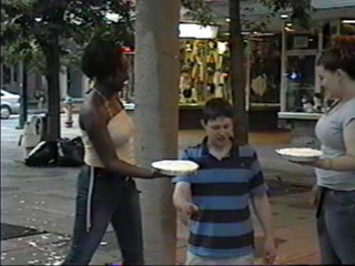 Two girls pie me 8 times (Male WAM) !