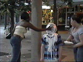 Two girls pie me 8 times (Male WAM) !