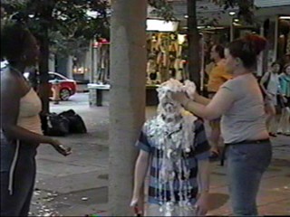 Two girls pie me 8 times (Male WAM) !