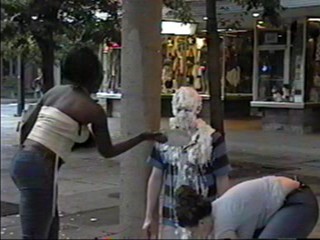 Two girls pie me 8 times (Male WAM) !