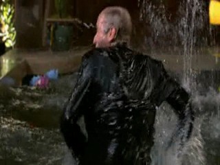 Danny Deckchair - pool scene