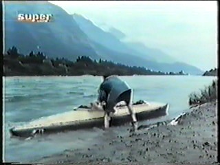 old German movie - Canoe