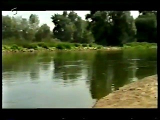 ARD - Dress crossing river - partialy wet