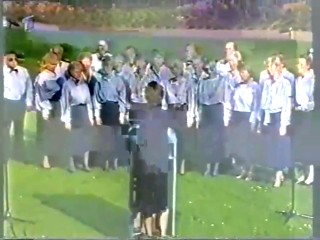 ARD - Choir singing in rain