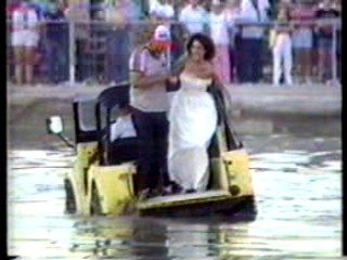 Swamp Buggy Queen Dunking