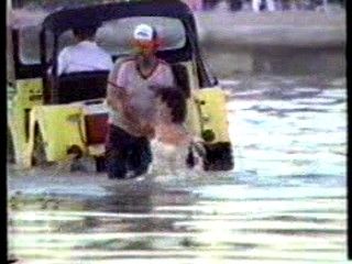 Swamp Buggy Queen Dunking