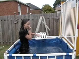 Jessie Dunked In a Business Suit