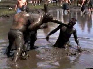 Mud Volleyball & Wrestling