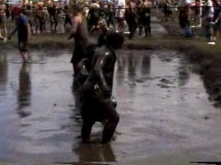 Mud Volleyball & Wrestling