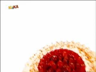 Male presenter caked