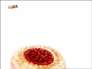 Male presenter caked