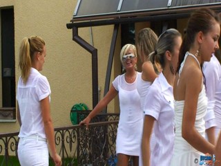 White Wetlook Party Trailer