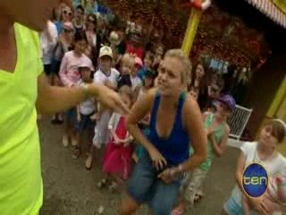 Toasted TV-Pip Puts Stuff Down Her Pants