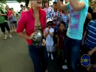 Toasted TV-Pip Puts Stuff Down Her Pants