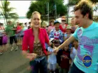 Toasted TV-Pip Puts Stuff Down Her Pants