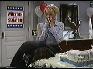 Spin City Cake Scene