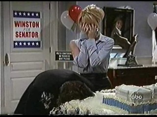 Spin City Cake Scene