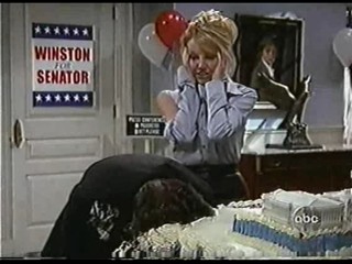 Spin City Cake Scene
