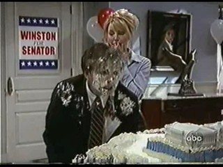 Spin City Cake Scene