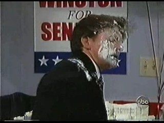 Spin City Cake Scene