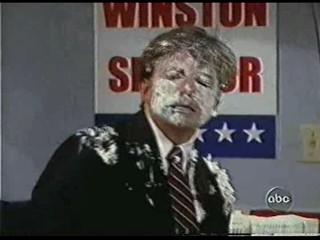 Spin City Cake Scene