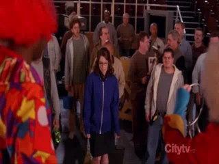 Tina Fey Pied on 30 Rock