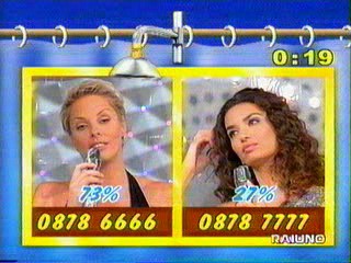 Scommettiamo Che - Ela Weber black dress shower