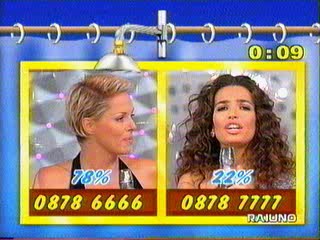 Scommettiamo Che - Ela Weber black dress shower