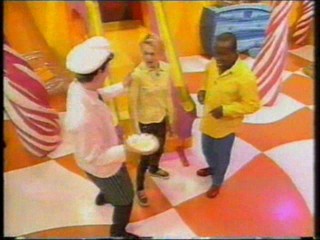 Three British TV pie clips