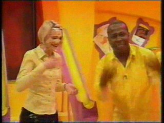 Three British TV pie clips