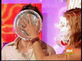 Alanis Morisette music video, pie scene