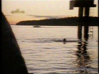 Red mini dress, white shirt