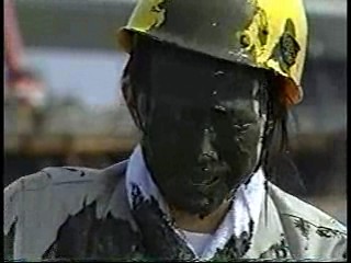 Japanese TV messy slapstick scenes