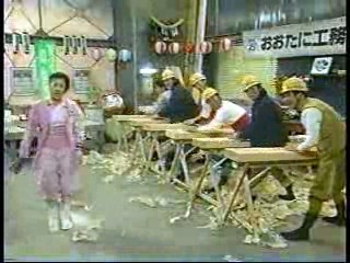 Japanese TV messy slapstick scenes