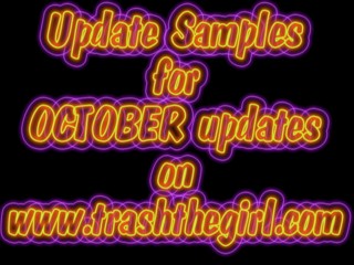 TrashTheGirl October Updates samples