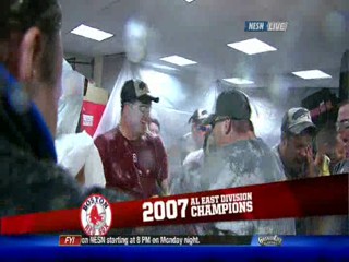 Baseball championship celebration