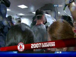 Baseball championship celebration