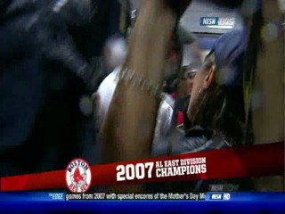 Baseball championship celebration