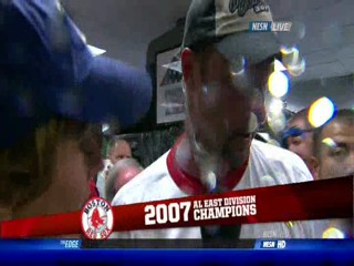 Baseball championship celebration