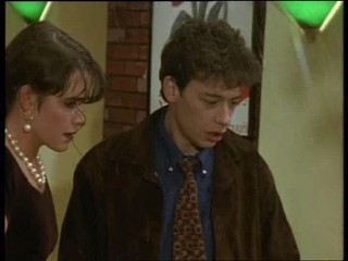 Press Gang - Julia Sawalha soaked by sprinklers