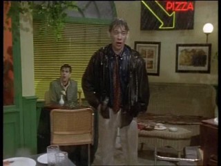 Press Gang - Julia Sawalha soaked by sprinklers